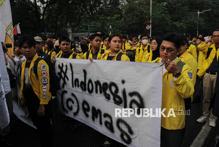 Ada Aksi 'Indonesia Cemas', Jalan Merdeka Selatan Arah Gambir Ditutup