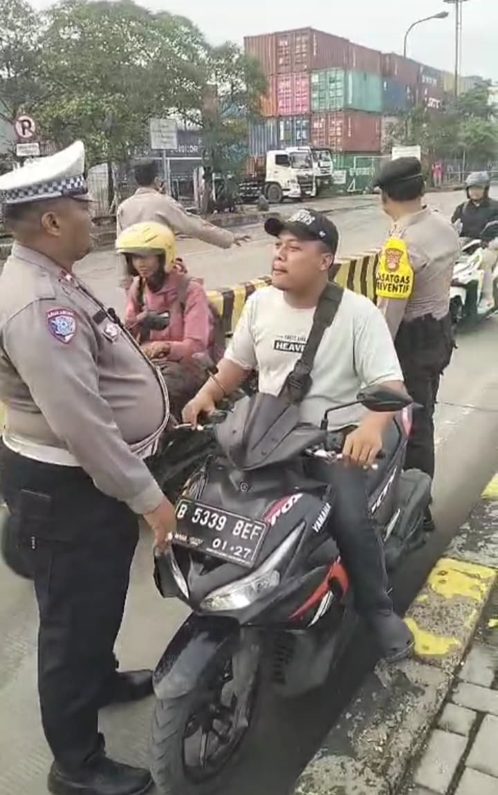 Puluhan Pengendara Kena Tilang dalam Operasi Patuh Maung di Tangerang