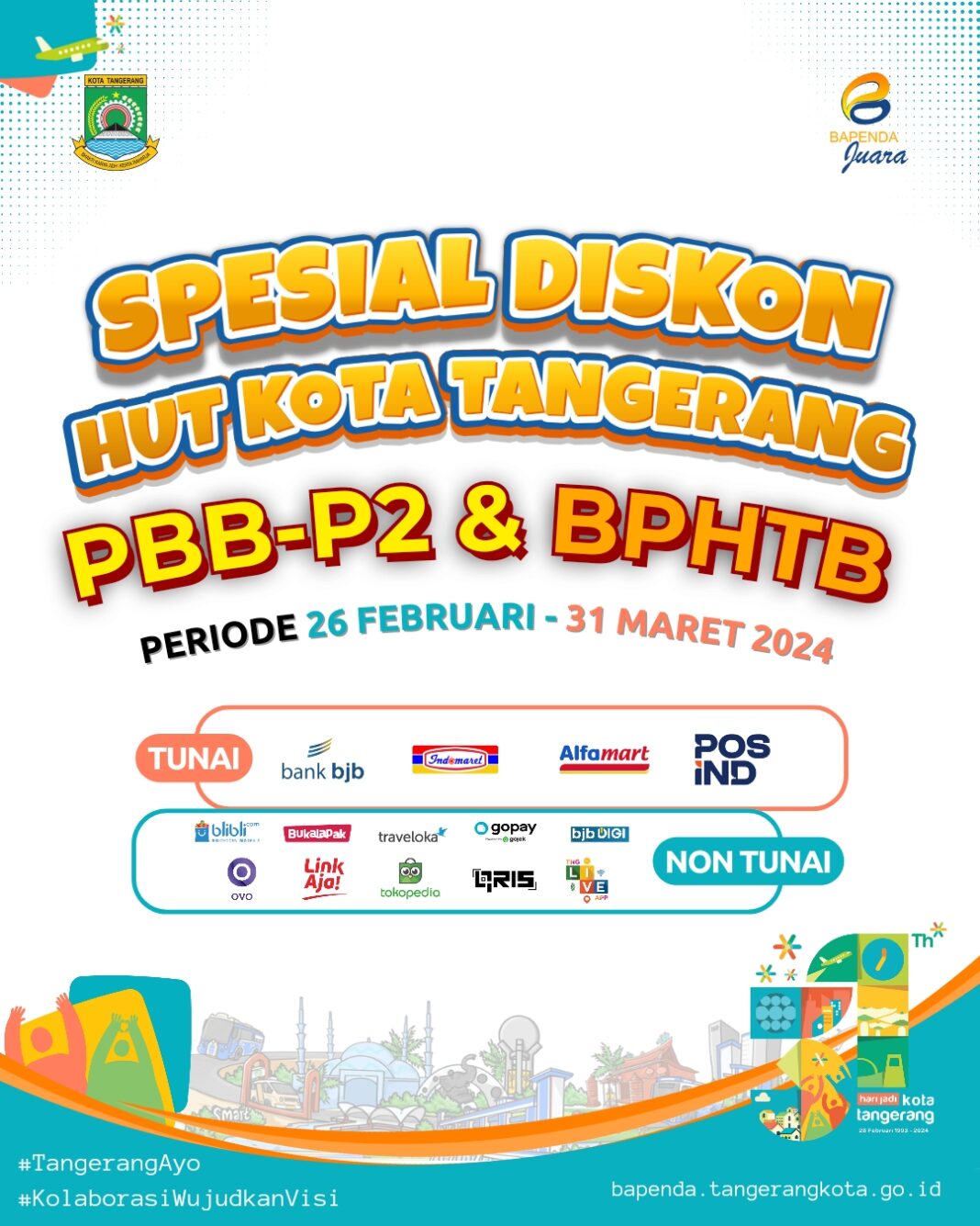 Keringanan Pajak di Kabupaten Tangerang Diberlakukan Hingga Desember