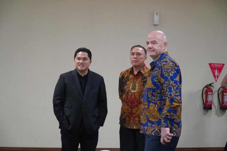 Kata-kata Presiden FIFA Infantino setelah Erick Thohir Jadi Menpora