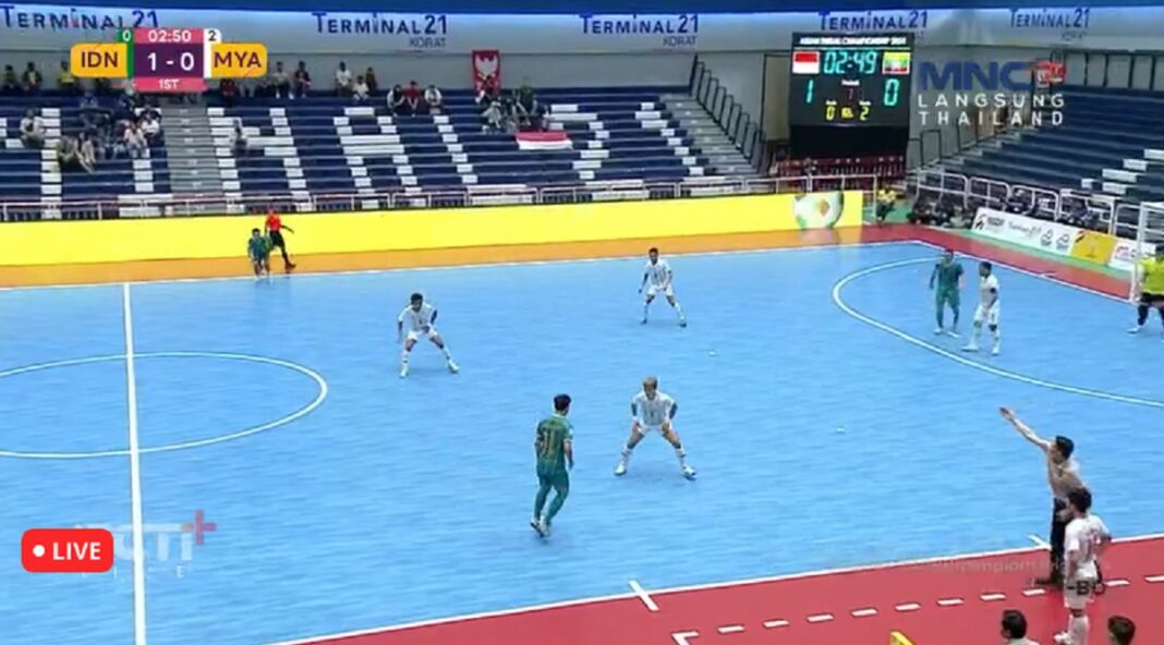 Timnas Futsal Indonesia Berhasil Benamkan Myanmar 5-0
