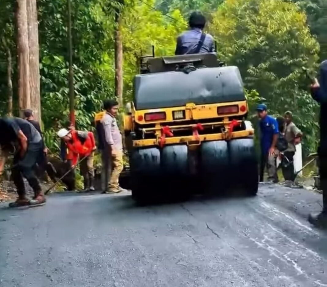 Bangun Akses Menuju Sekolah Rakyat di Cadasari Pandeglang
