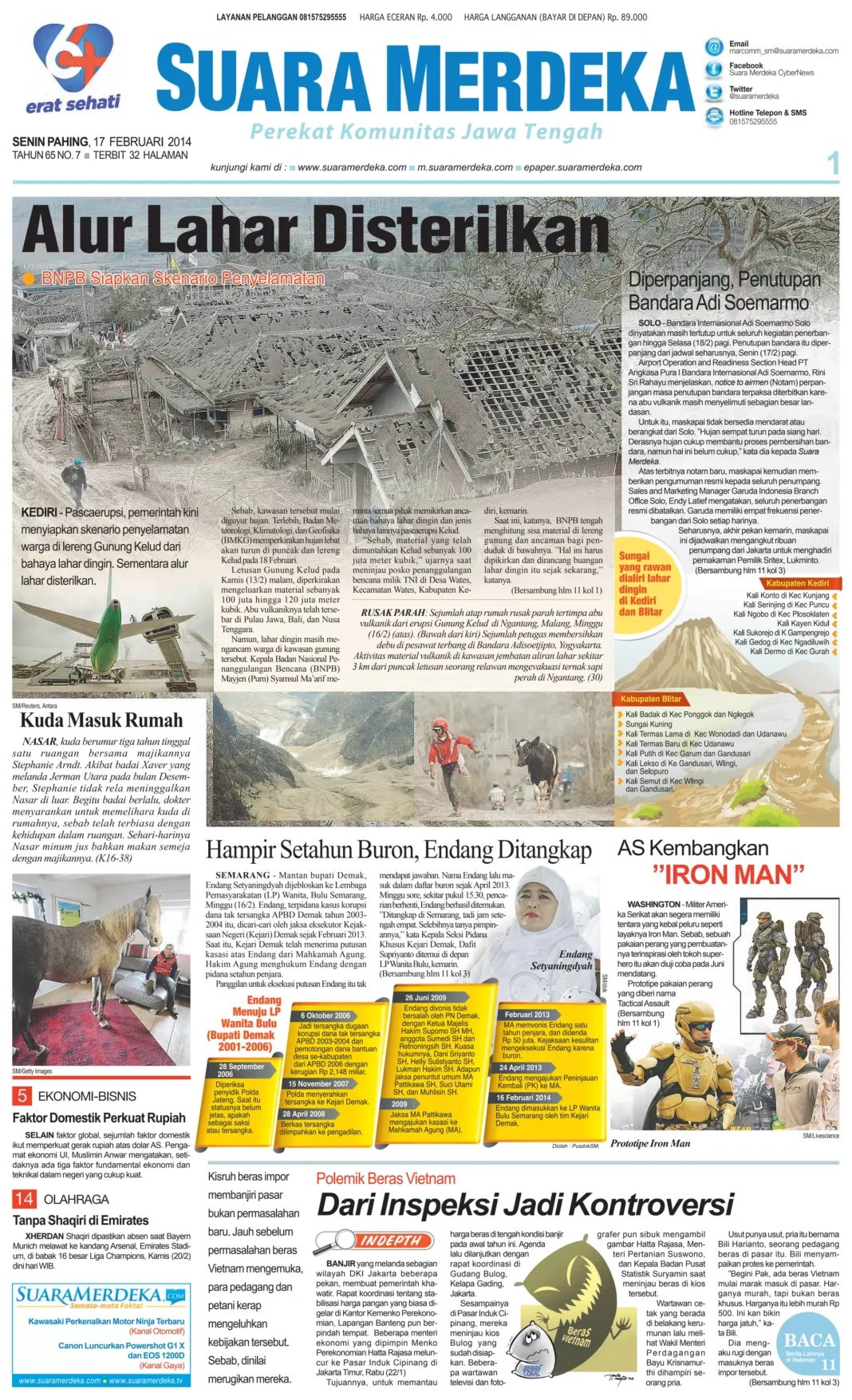 Judul yang sudah diubah: Koran Headline Radar Banten Hari Ini