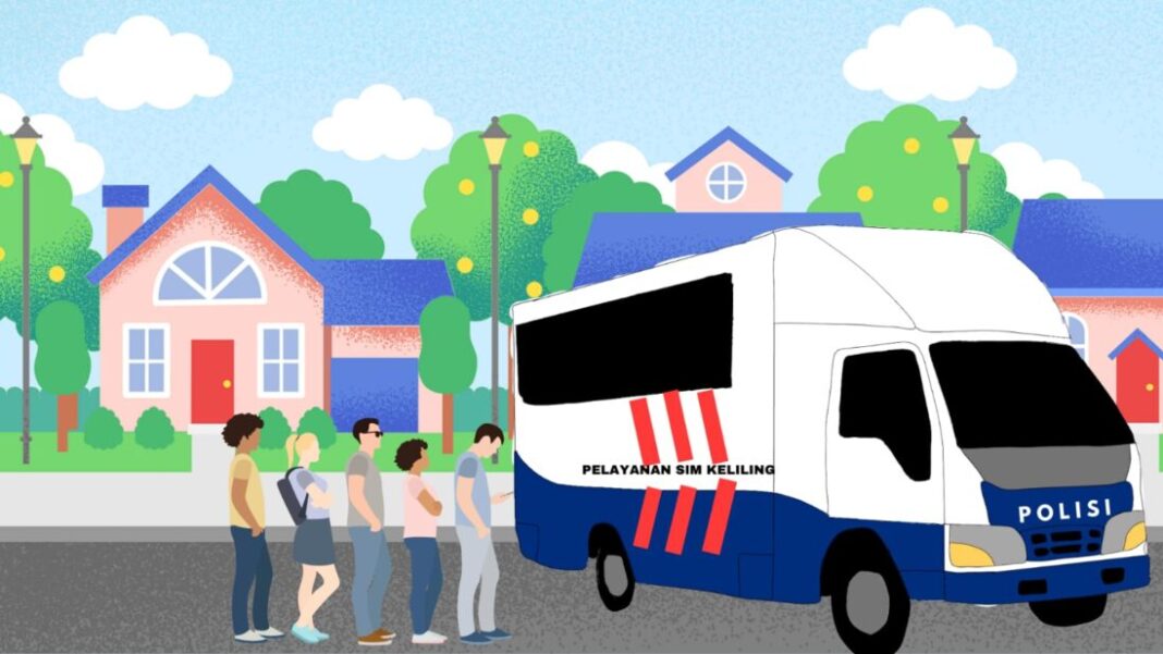 Simak! Pelayanan SIM Keliling di Kota Serang dan Kabupaten Serang Hari Ini