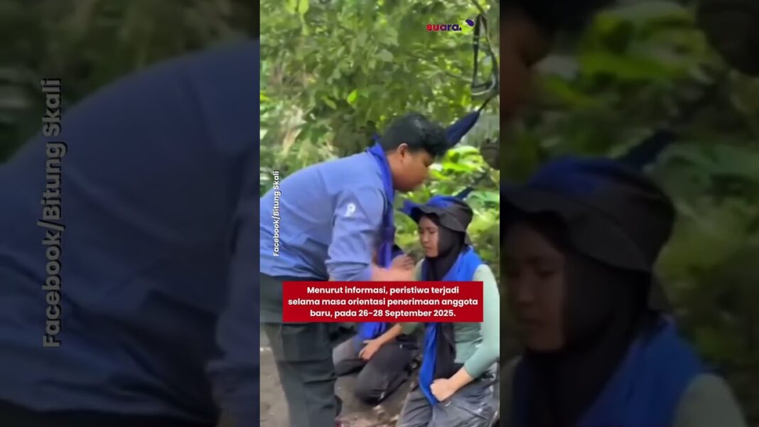 Video Viral Orientasi Komunitas Pecinta Alam di Bitung Pakai Kekerasan