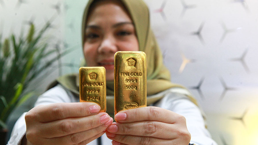 Harga Emas Antam Mulai Merangkak Naik