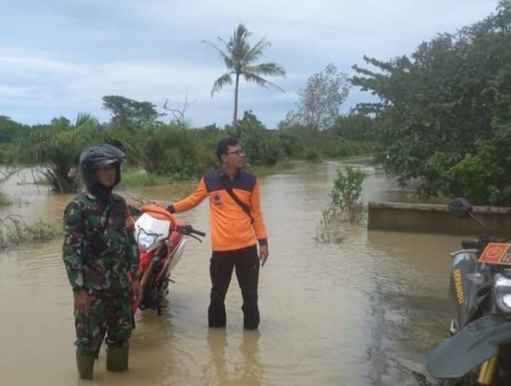 Banjir di Padarincang Mulai Surut