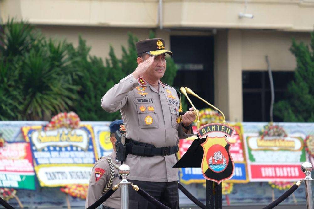 Serah Terima Jabatan Kapolsek Curug Dipimpin Kapolresta Serang Kota