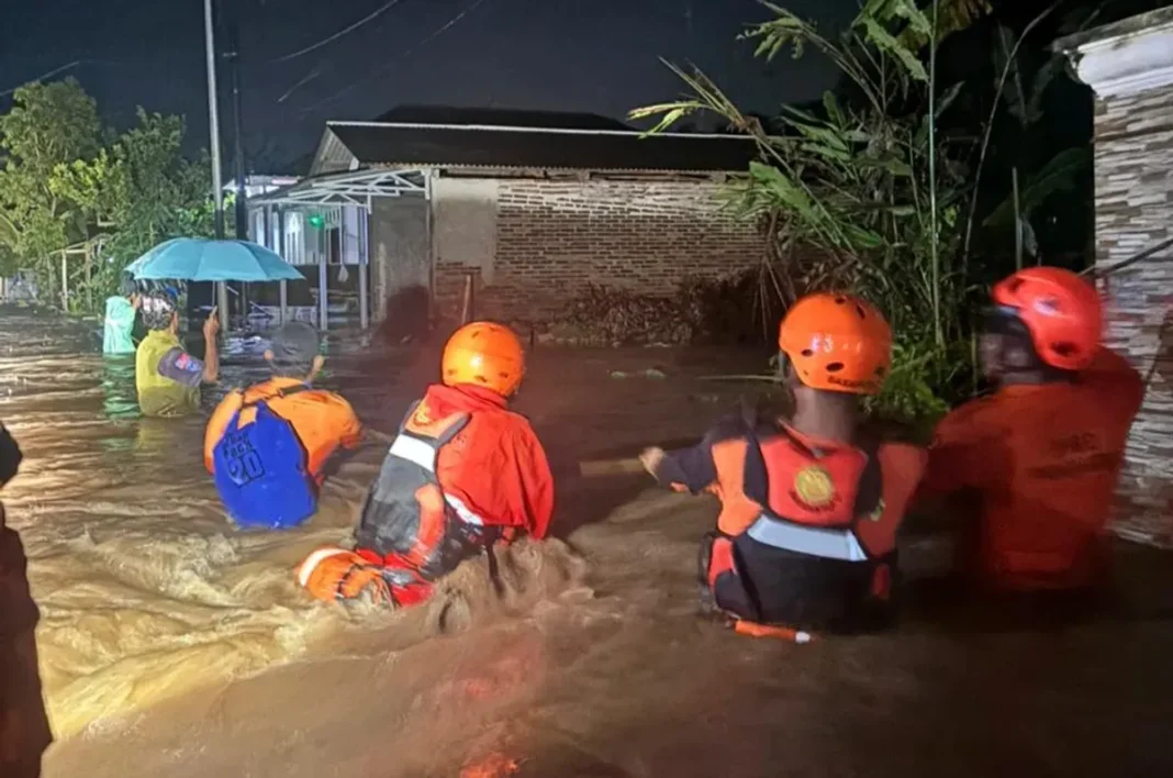 Banjir Kota Serang Berangsur Surut