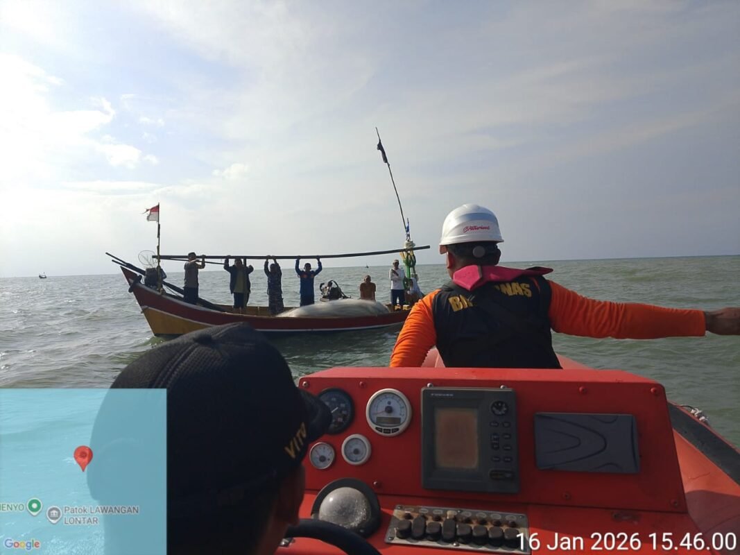 Basarnas Banten Lakukan Pencarian Nelayan Lontar yang Hilang