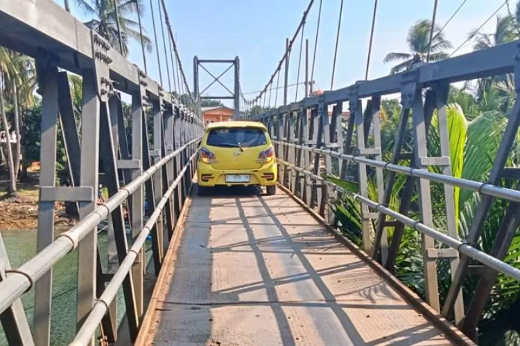 Bupati Maesyal Tinjau Kondisi Jembatan Pertanian