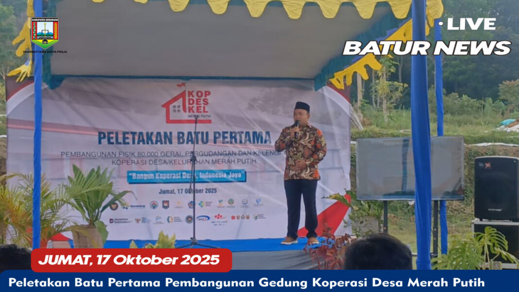 Pembangunan 100 Gerai Kopdes Merah Putih di Kabupaten Serang