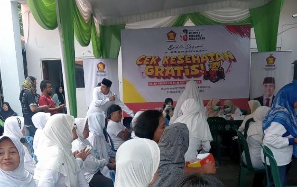 Peringatan HUT ke-18 Partai Gerindra