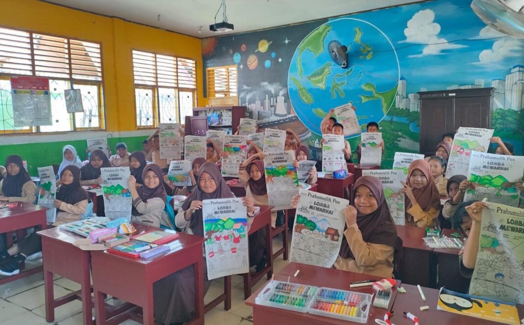 150 Anak Pandeglang Antusias Ikut Lomba Mewarnai