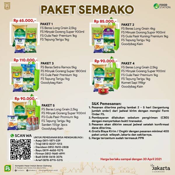 Harga Sembako Murah, Ratusan Penduduk Serbu Stand