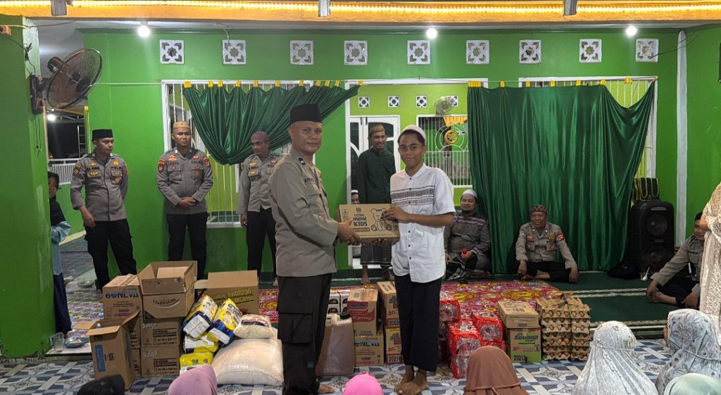 Unit Reskrim Polsek Telaga Bubarkan Judi Biskedo di Desa Hulawa, Enam Motor Diamankan